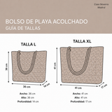 Handgemachte Strandtasche | Tropischer Morgen